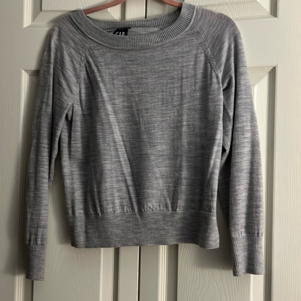 Gray sweater